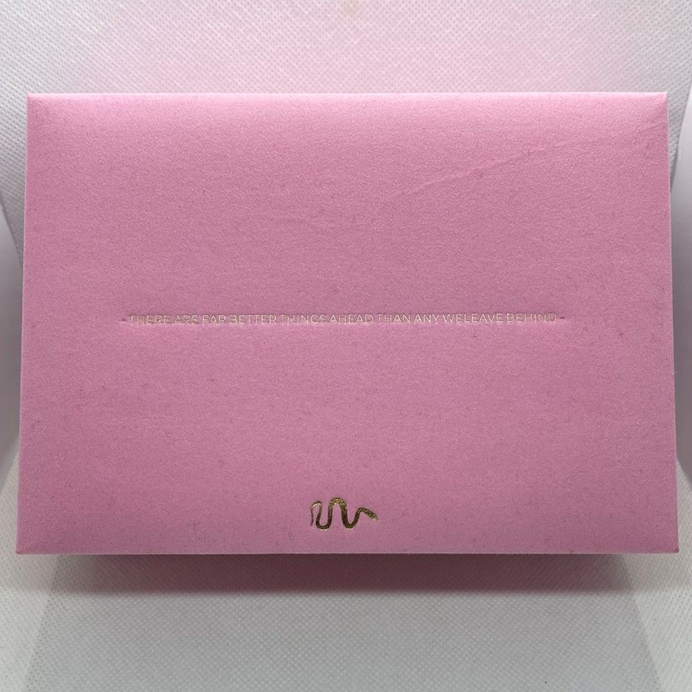💛 Pink Quote Jewelry Box